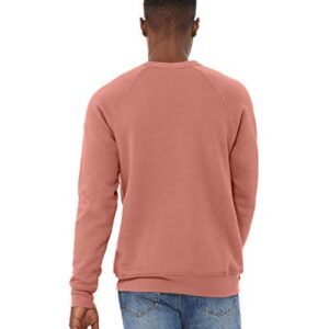 Bella + Canvas Unisex Sponge Fleece Crewneck Sweatshirt L MAUVE