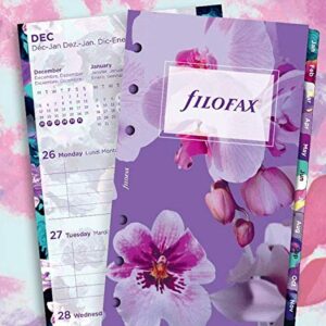 Filofax Personal Floral Illustrated 2020 Diary Refill Pack