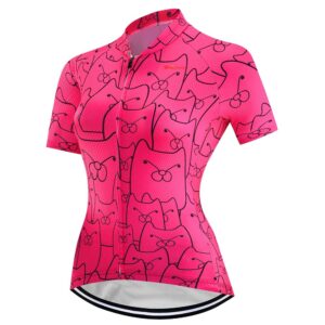 cycling jersey women short sleeved bike shirt racing cycling clothing comfortable quick dry wear top