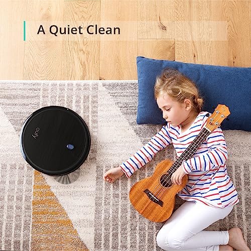 eufy Boost IQ RoboVac 11S (Slim), 1300Pa Strong Suction, Super Quiet, Self-Charging Robotic Vacuum Cleaner, Cleans Hard Floors to Medium-Pile Carpets (Black) (Renewed)