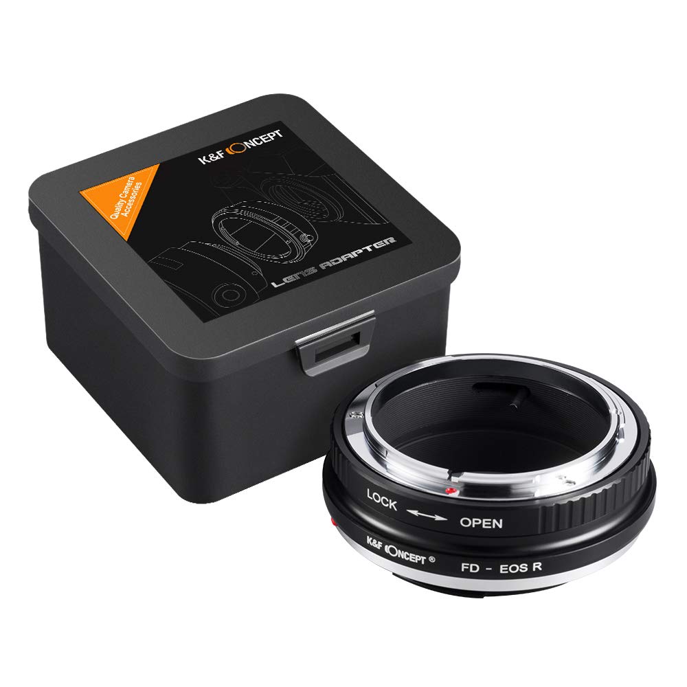 K&F Concept Lens Mount Adapter for Canon FD FL Lens to Canon EOS R Camera Body