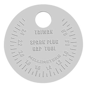 Spark Plug Gap Gauge - Spark Plug Gap Measuring Tool Scaled from .020" to .100"