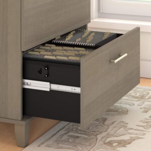 Bush Somerset Lateral File Cabinet, Ash Gray (WC81680)