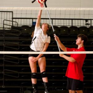 Tandem Sport Collapsible Spike Trainer - Volleyball Training Aid for Hitting Technique - Improve Hitting Placement - Volleyball Practice Equipment - Black