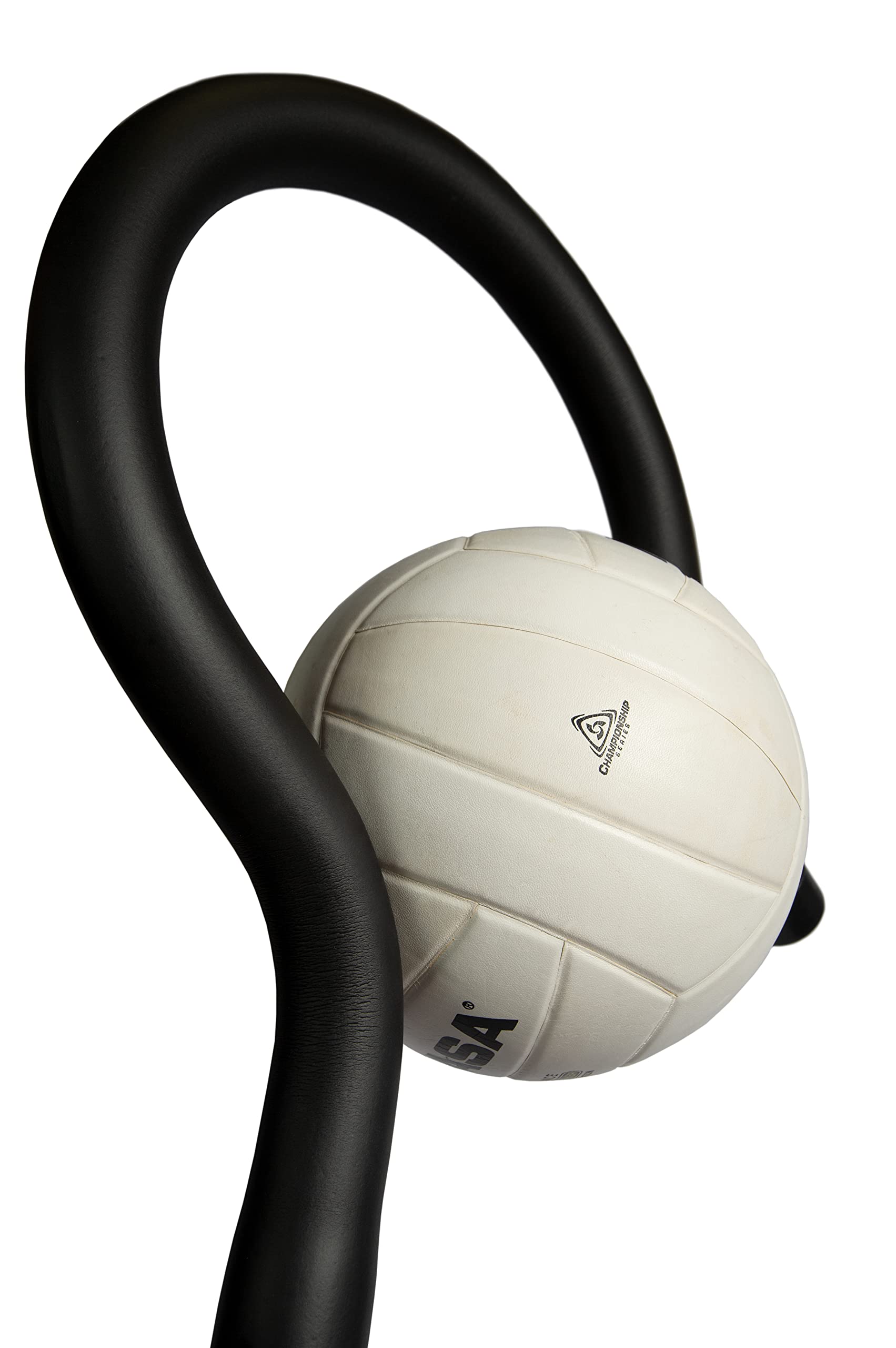 Tandem Sport Collapsible Spike Trainer - Volleyball Training Aid for Hitting Technique - Improve Hitting Placement - Volleyball Practice Equipment - Black