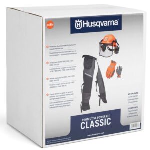 Husqvarna 590091101 Homeowner Personal Protective Power Kit, Orange, Large