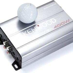 Kenwood KAC-M1814 4-Channel Compact Bridgeable Marine/Motorsports 400W Max Power Digital Amplifier