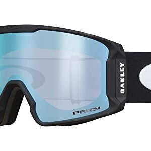 Oakley Line Miner Snow Goggle (Matte Black Frame/Prizm Sapphire Iridium Lens) with Large Goggle Soft Case