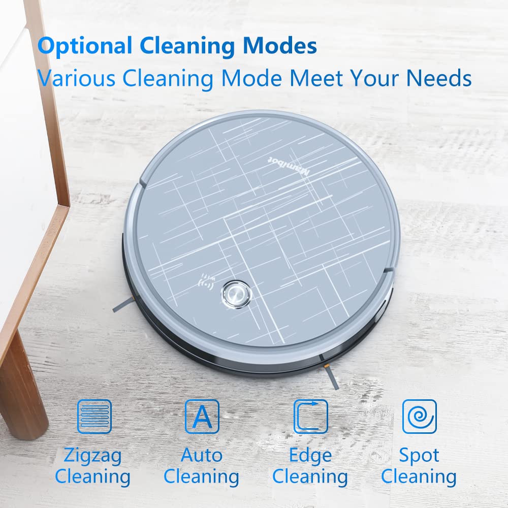 Mamibot EXVAC660 Robot Vacuum and Mop Combo, 2-in-1 Sweeping Robot Vacuum, 2800pa Strong Suction, 370ml Water Tank, Self-Charging, App/Voice/Remote Control, Ideal for Carpet/Pet Hair/Hard Floor, Gray