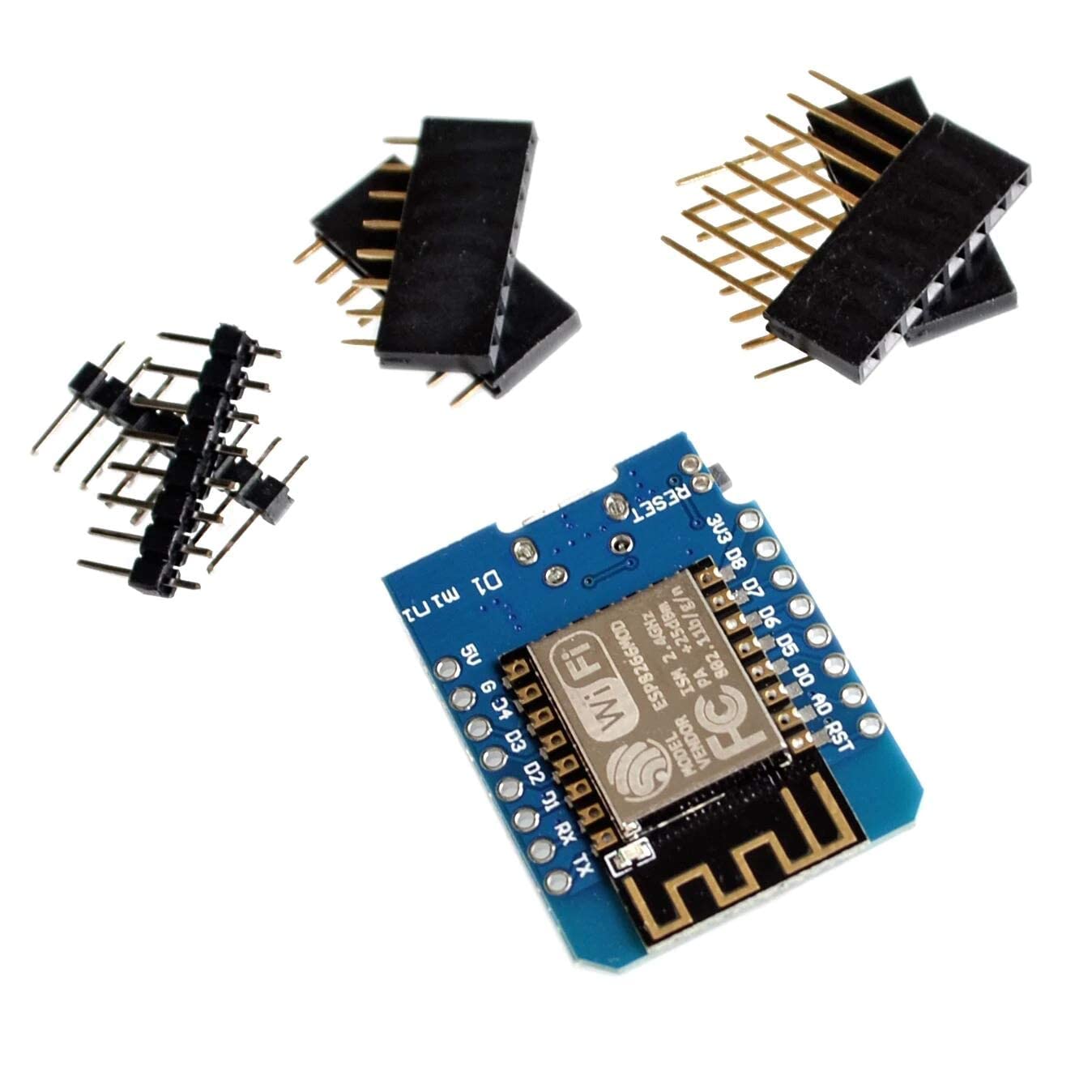 D1 Mini NodeMcu Lua 4M Bytes WLAN WiFi Internet Development Board Base on ESP8266 ESP-12F, WeMos D1 Mini Compatible