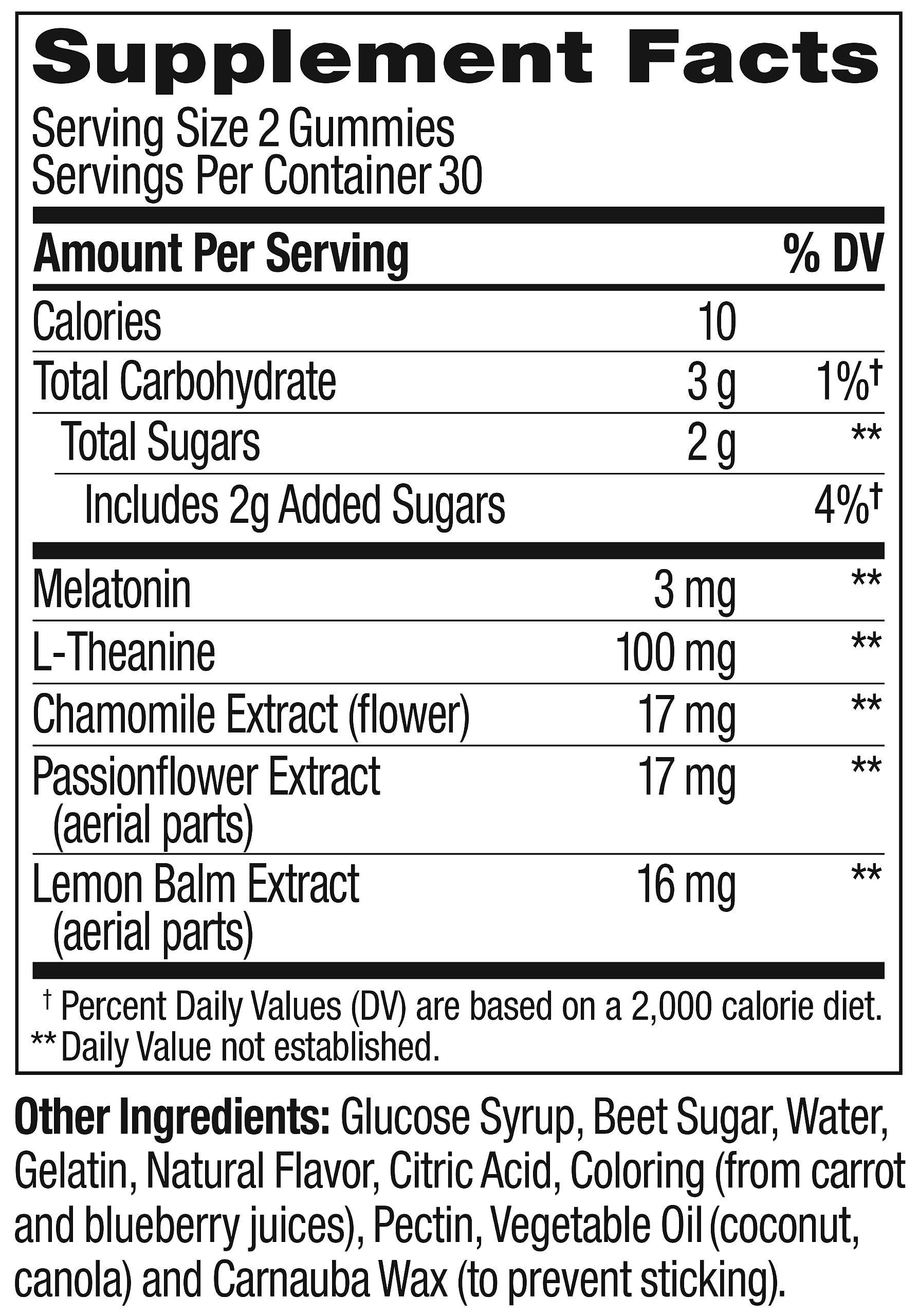 OLLY Sleep Gummy, Occasional Sleep Support, 3 mg Melatonin, L-Theanine, Chamomile, Lemon Balm, Sleep Aid, Blackberry - 60 Count