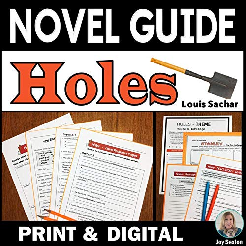 Novel Study: HOLES - Standards-Aligned Novel Guide - Print & Digital for Distance Learning 5 - 8