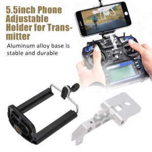 Dilwe Phone Holder, Adjustable Mount Holder for Flysky FS-i6 FS-I6S FS-i6X Transmitter