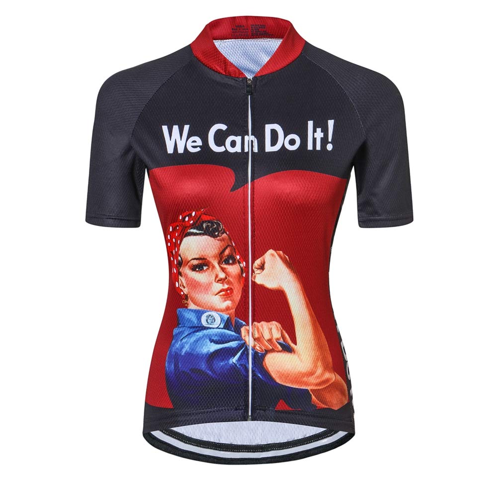 Mountain Bike Jersey Women, Women's Cycling Jersey Biking Shirt Jacket Tops, Comfortable Quick Dry