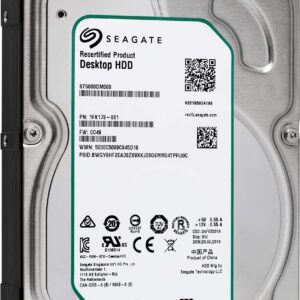 Seagate Barracuda ST5000DM000 5TB 3.5-Inch Internal Hard Drive, SATA, 5900 Rpm, 128 Mb Buffer (Renewed)