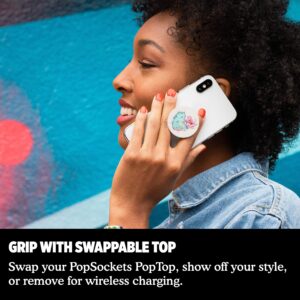 PopSockets: PopGrip Expanding Stand and Grip with a Swappable Top for Phones & Tablets - Succulent Heart