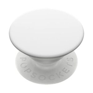 PopSockets: Phone Grip with Expanding Kickstand, Pop Socket for Phone - White