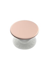 popsockets phone grip with expanding kickstand, solid popgrip - rose gold