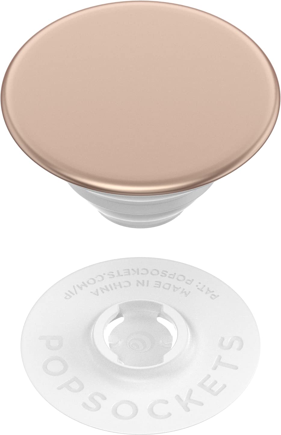 PopSockets Phone Grip with Expanding Kickstand, Solid PopGrip - Rose Gold