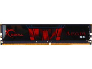 g.skill aegis series ddr4 ram 16gb (1x16gb) 2666mt/s cl19-19-19-43 1.20v desktop computer memory udimm (f4-2666c19s-16gis)