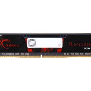 G.SKILL AEGIS Series DDR4 RAM 16GB (1x16GB) 2666MT/s CL19-19-19-43 1.20V Desktop Computer Memory UDIMM (F4-2666C19S-16GIS)