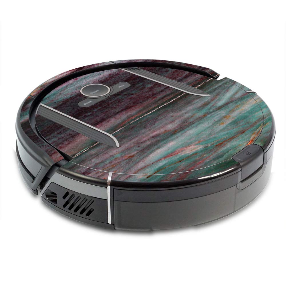 MightySkins Skin Compatible with Shark Ion Robot R85 Vacuum Minimal Cover - Grunge Marble | Protective, Durable, and Unique Vinyl wrap Cover | Easy to Apply, Remove | Made in The USA