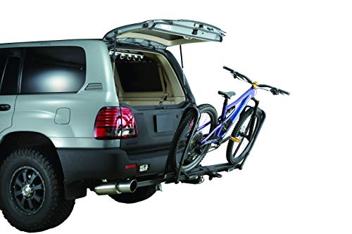 INNO INH110 Tire Hold Hitch Mount (1.25"/2") Platform Rack (1) Bike (E-Bike, Fat Tire, Full Suspension, Carbon Compatible)