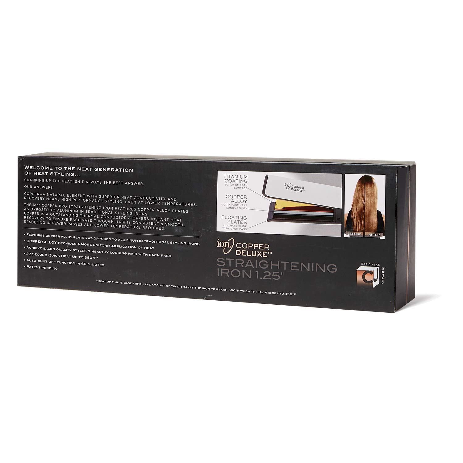 Ion Copper Straightening Iron 1 1/4 Inch