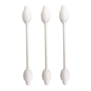 2 packs safety cotton swabs with large tip, baby cotton buds 216pcs