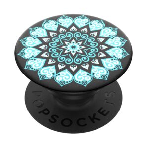 popsockets phone grip with expanding kickstand, mandala popgrip - peace mandala sky