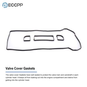 ECCPP Engine Valve Cover Gasket 4S4Z6582C for 2005-2008 for Ford Escape for Ford Focus Transit Connect for Mercury Mariner 4S4Z6582CA Valve Cover Gasket Kit