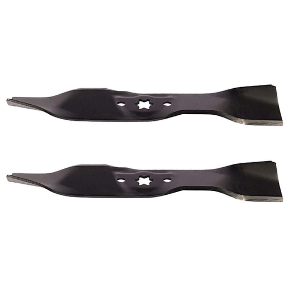 RAParts Two (2) New Aftermarket Replacement 14-13/16" X 6 Point Star Mulcher Blades