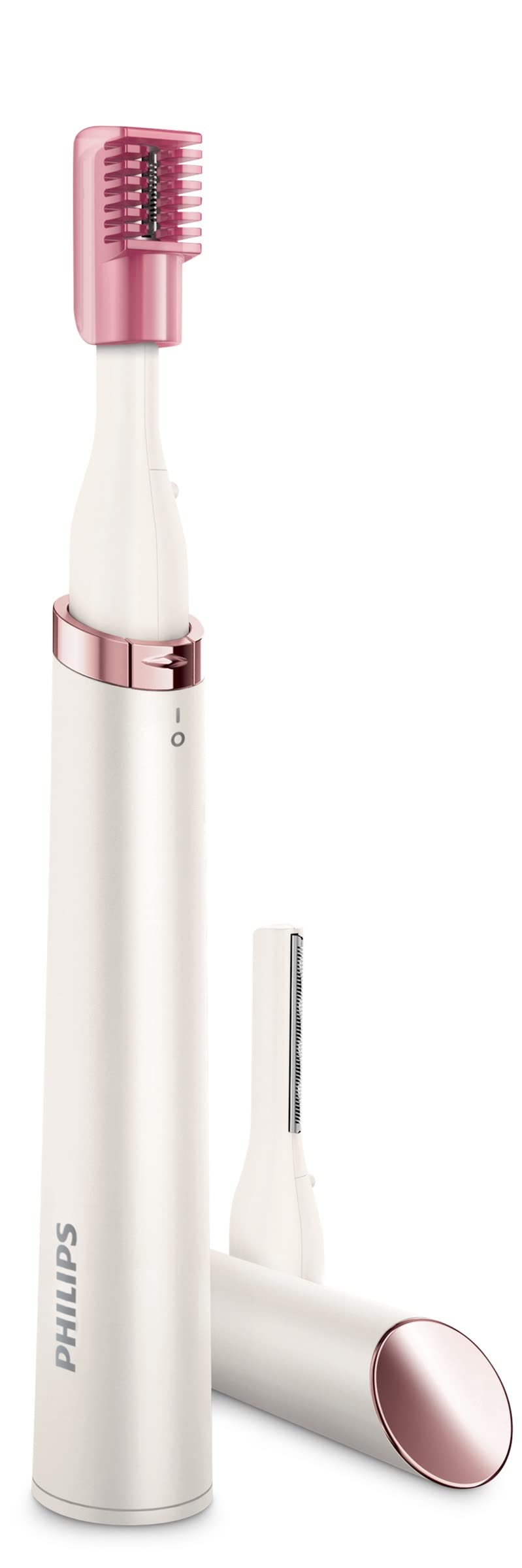 Philips Beauty SatinCompact Women's Precision Trimmer, Instant Hair Removal for Face & Eyebrows, Fine Body Hair, HP6389