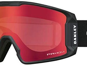 Oakley Line Miner Snow Goggle (Matte Black Frame/Prizm Torch Iridium Lens) with Lens Cleaning Kit