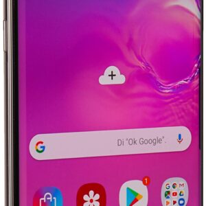 SAM Galaxy S10 Smartphone SM G973F, 4G, International Version (No US Warranty), 128GB 8GB RAM, Prism Black - Unlocked