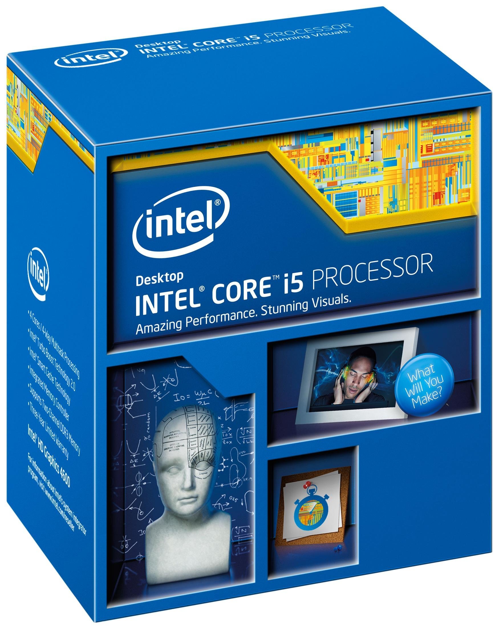 Intel Core i5-4460 LGA 1150 CPU - BX80646I54460 (Renewed)