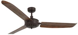 lucci air 21101701 carolina ceiling fan 56 inch, oil rubbed bronze with dark koa blades