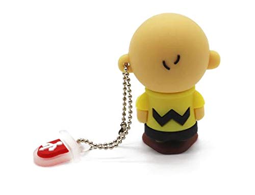 2.0 Charlie Brown 32GB USB External Hard Drive Flash Thumb Drive Storage Device Cute Novelty Memory Stick U Disk Cartoon