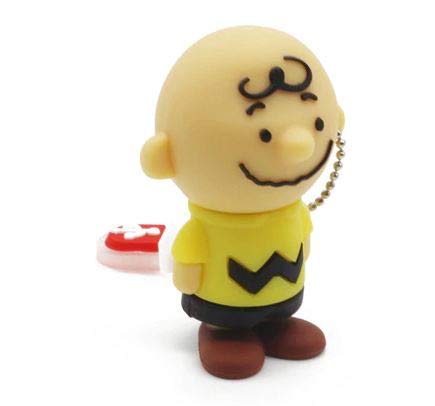 2.0 Charlie Brown 32GB USB External Hard Drive Flash Thumb Drive Storage Device Cute Novelty Memory Stick U Disk Cartoon