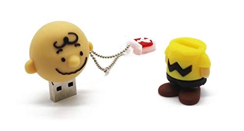 2.0 Charlie Brown 32GB USB External Hard Drive Flash Thumb Drive Storage Device Cute Novelty Memory Stick U Disk Cartoon