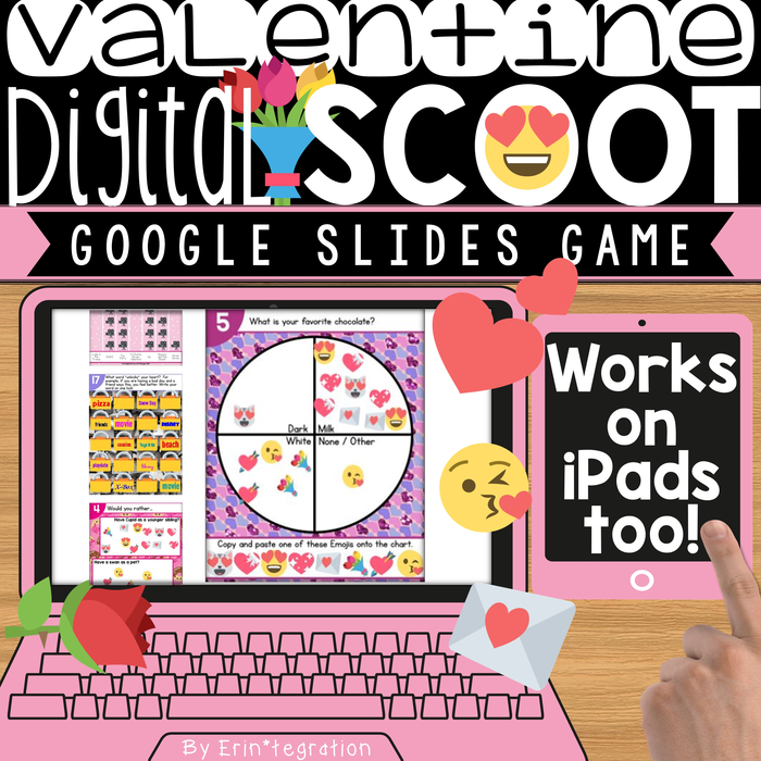 Valentine’s Day Digital Scoot Game for Google Slides