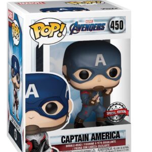 MARVEL AVENGERS: ENDGAME POP! CAPTAIN AMERICA VINYL BOBBLE-HEAD EXCLUSIVE