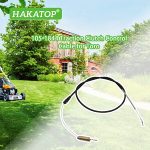 HAKATOP Replacement 105-1844 Traction Clutch Control Cable for Toro Rear Drive Propelled 22" Recycler Walk Behind Push Lawn Mower