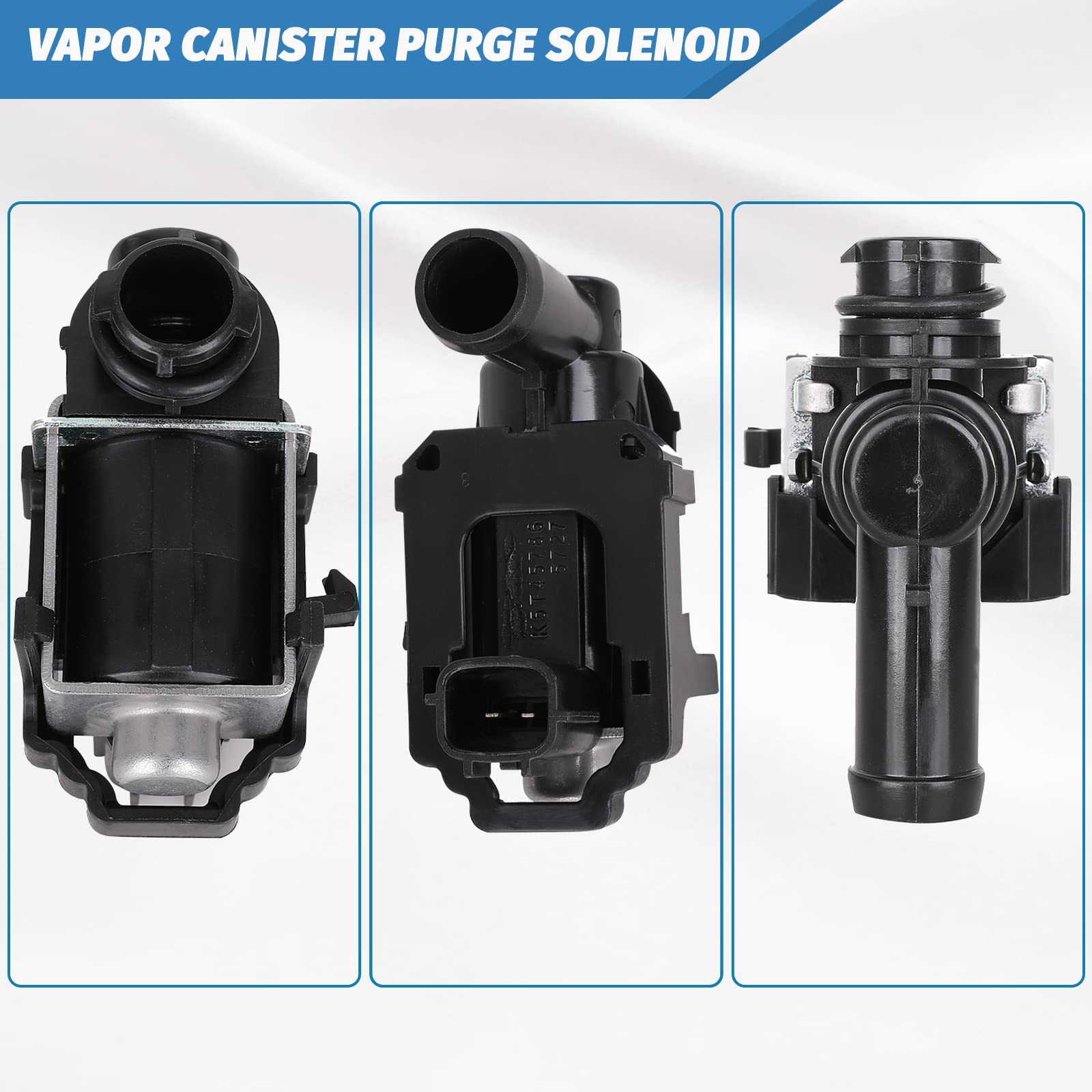 Vapor Canister Purge Valve Solenoid - EVAP Vapor Canister Vent Valve Compatible with Infiniti Nissan 2003-2015 - Replaces K5t45786 14935-Jf00a 14935-Jf00b