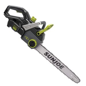 Sun Joe iON100V-18CS-CT 18-Inch 100-Volt Brushless Lithium-iON Cordless Handheld Chain Saw, Tool Only