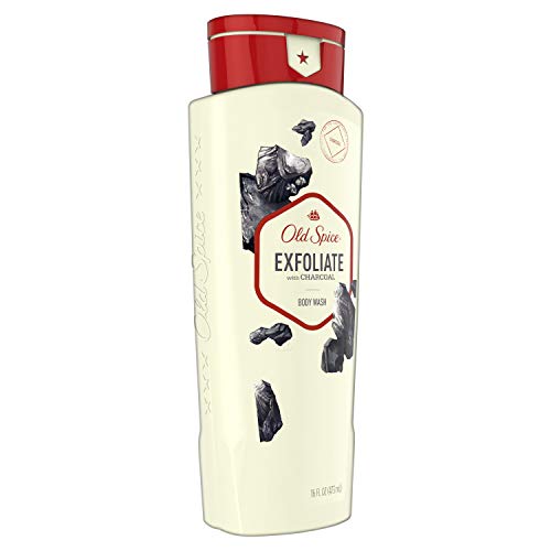 Old Spice Mens Body Wash Exfoliate With Charcoal 16 Oz