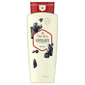 Old Spice Mens Body Wash Exfoliate With Charcoal 16 Oz