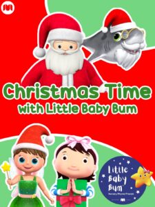 christmas time with little baby bum