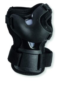 rollerblade unisex – adult skate gear wristguard protective, black, s