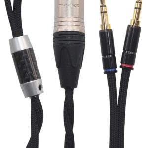 KK Cable HH-V HiFi Compatible Audio Upgrade Cable Replacement for T1 II, T5, Headphones, 4-pin XLR Male Plug. Audio Upgrade Cable. HH-V (1.5M(4.9FT))